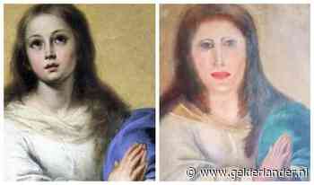 Opnieuw gaat restauratie schilderij gruwelijk mis in Spanje: ‘Die klunzen verknoeien het keer op keer’