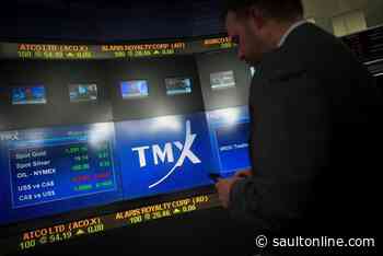 North American stock markets open higher, loonie tops 74 cents US