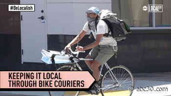 Bike delivery service rolls into high gear amid coronavirus pandemic