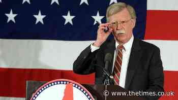 'Never-Trumpers' thrilled as John Bolton twists the spear - The Times
