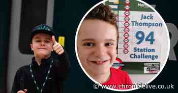 Watch Gateshead blind schoolboy Jack Thompson recite 94 tube station challenge to raise £4,000 - Chronicle Live