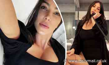 Kim Kardashian promotes SKIMS sleepwear range on Instagram
