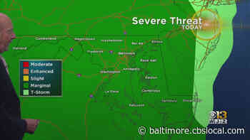 Maryland Weather: Storms Possible For Second Consecutive Day - CBS Baltimore