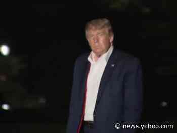 Trump's helicopter 'walk of shame' widely mocked online following Tulsa rally