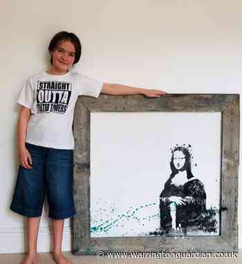 Young artist sells her 'Corona Lisa' artwork in aid of The Y Project