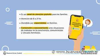 Línea especial de atención y asesoramiento familiar por WhatsApp - buenosaires.gob.ar