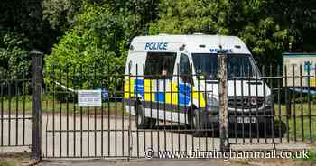 Murder investigation continues as detectives scour Birmingham cemetery