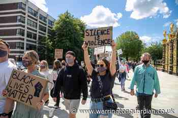 20 powerful pictures from Warrington's Black Lives Matter protest - Warrington Guardian