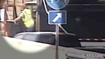 Driver jumps into action when dump truck driver has medical emergency on I-35W - KSTP