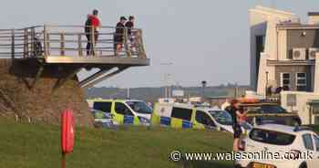 Coastguard and police called to Llanelli beach to rescue man from sea