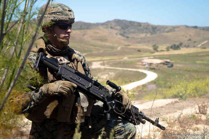 Camp Pendleton’s 1st Marine Division musicians are also a trained security detail