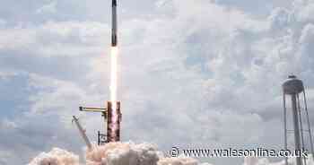 There's a rocket launch visible over the UK on Thursday