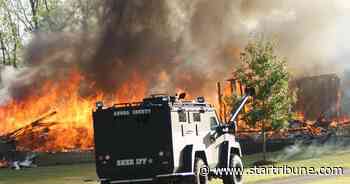 Gunman kills himself during standoff where Andover home burned to the ground