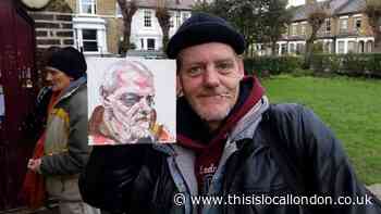 Ealing Soup Kitchen worker salutes homeless through his portrait painting