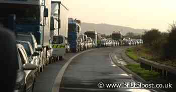 Heavy delays on M5 after lorry fuel spillage in Avonmouth