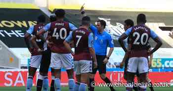 The reason why Douglas Luiz didn't see red against Newcastle United