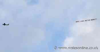 Football fan behind White Lives Matter plane banner sacked from his job