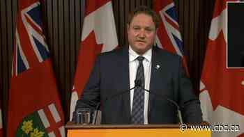 Doug Ford reacts after Windsor-Essex MPP hurls obscenity at him during question period