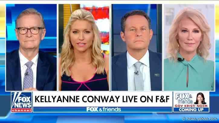 Kellyanne Conway Shames Fox Host Ainsley Earhardt for Bringing Up Barron Trump
