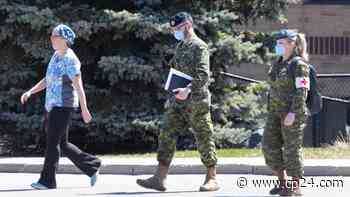 Troops deployed to Toronto-area long-term care homes to start heading home - CP24 Toronto's Breaking News