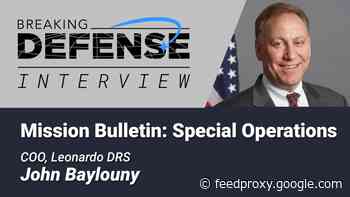 Video Interview: Special Operations Forces – Working With Industry On New Capabilities [Sponsored]
