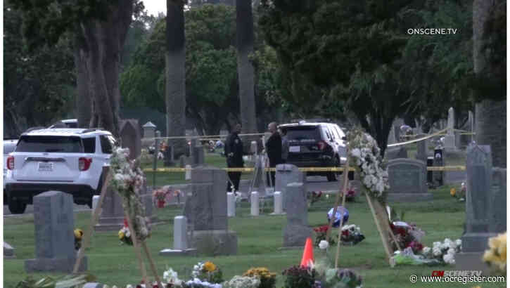 Shooting at Santa Ana cemetery leaves 1 dead, 1 wounded
