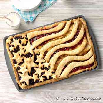 32 Patriotic Pies Decked Out in Red, White and Blue