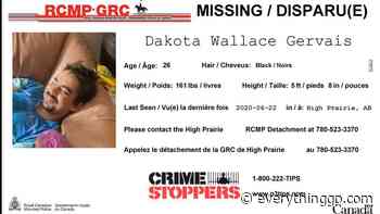 High Prairie RCMP seeking assistance in locating missing man - EverythingGP