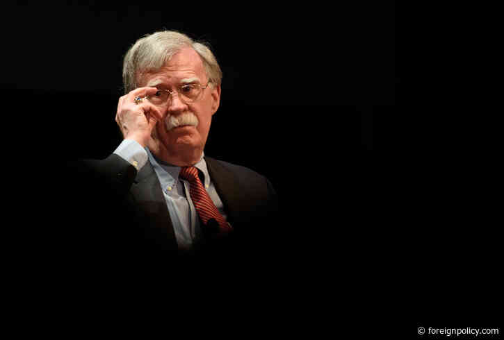 Bolton Is the Villain of His Own Memoir - Foreign Policy
