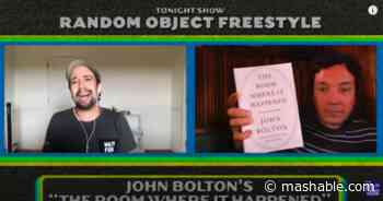 Lin-Manuel Miranda burns John Bolton for that 'Hamilton'-inspired book title in freestyle rap - Mashable