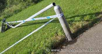 Lamp posts destroyed in Tamworth