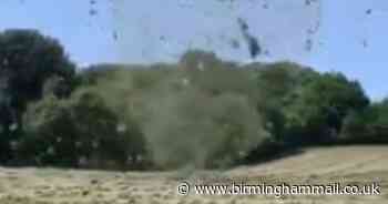 Watch as 'tornado' sweeps through beauty spot