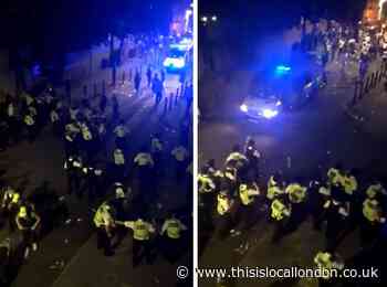 More than 20 police injured in Brixton riot