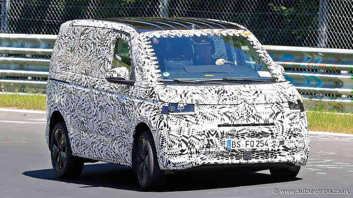 New 2021 Volkswagen Transporter T7 plug-in hybrid spied
