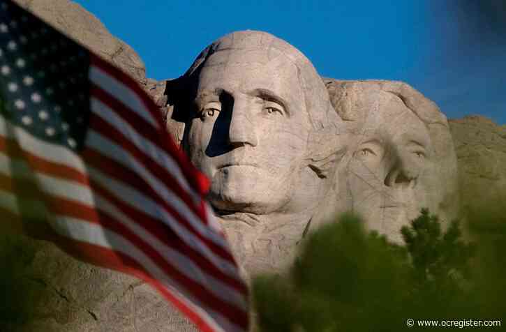 ‘Faces of the conquerors’: Trump trip to Rushmore draws fire