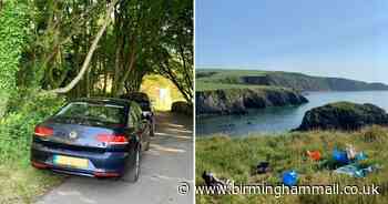 Brummies sent packing from Welsh beauty spot by police on hottest day of year