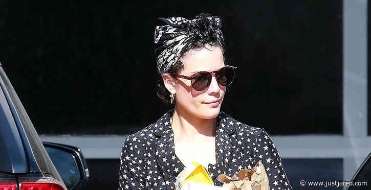 Halsey Keeps Things Cute in Star-Print Dress for Trip to CVS