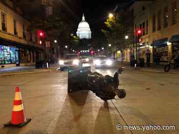 Madison protesters tear down Capitol statues, attack state senator from Milwaukee as fury erupts again