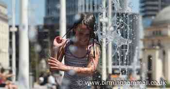 Picture: Birmingham in the sunshine on the hottest day of the year