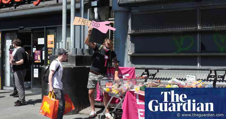 Extinction Rebellion activists launch UK Beyond Politics party by stealing food