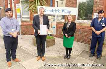 Warrington Hospital wins award from Ministry of Defence