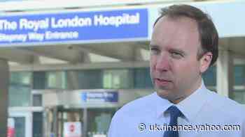 Health Secretary "delighted" at NHS recruitment numbers