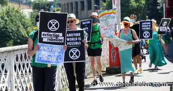 Extinction Rebellion stages march calling for urgent action on climate crisis