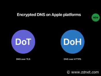 Apple adds support for encrypted DNS (DoH and DoT)