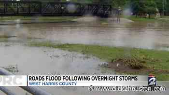 Storms hammer west Harris County flooding roads and snarling traffic - KPRC Click2Houston