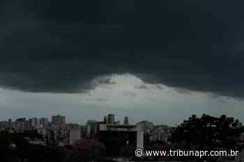 Frente fria e alerta de temporal para Curitiba nesta quinta-feira - Tribuna do Paraná