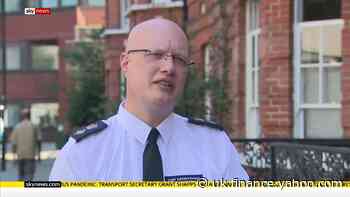 22 officers hurt during illegal street party