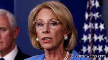 DeVos issues rule steering more virus aid to private schools