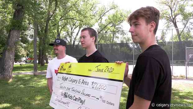 Brothers raise $21,000 for KidSport Calgary in support of youth basketball