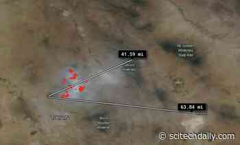 63 Mile Smoke Trail From Bighorn Fire Captured by NOAA/NASA Satellite